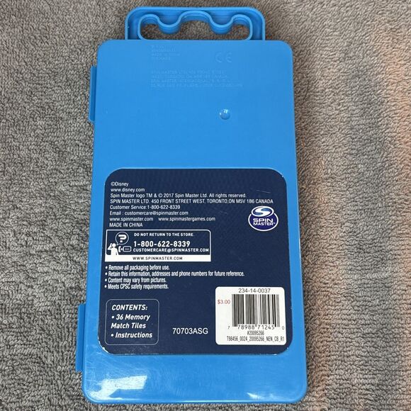 Disney Moana Memory Match Fun On The Go Set Of 36 Spin Master (No Instructions) - Picture 2 of 11